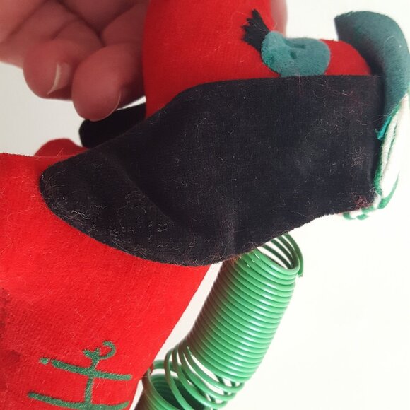 Vintage Holiday Hound Christmas Holiday Card Holder Dan Dee Imports - Picture 4 of 15